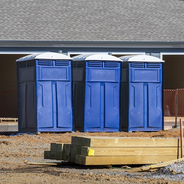 are there any restrictions on where i can place the portable restrooms during my rental period in North Chatham